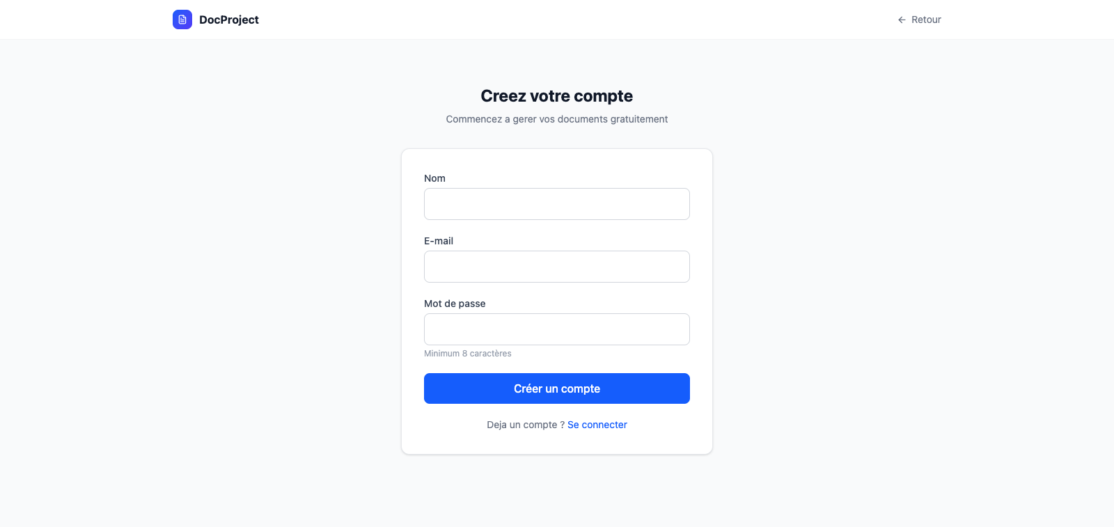 Créez votre compte